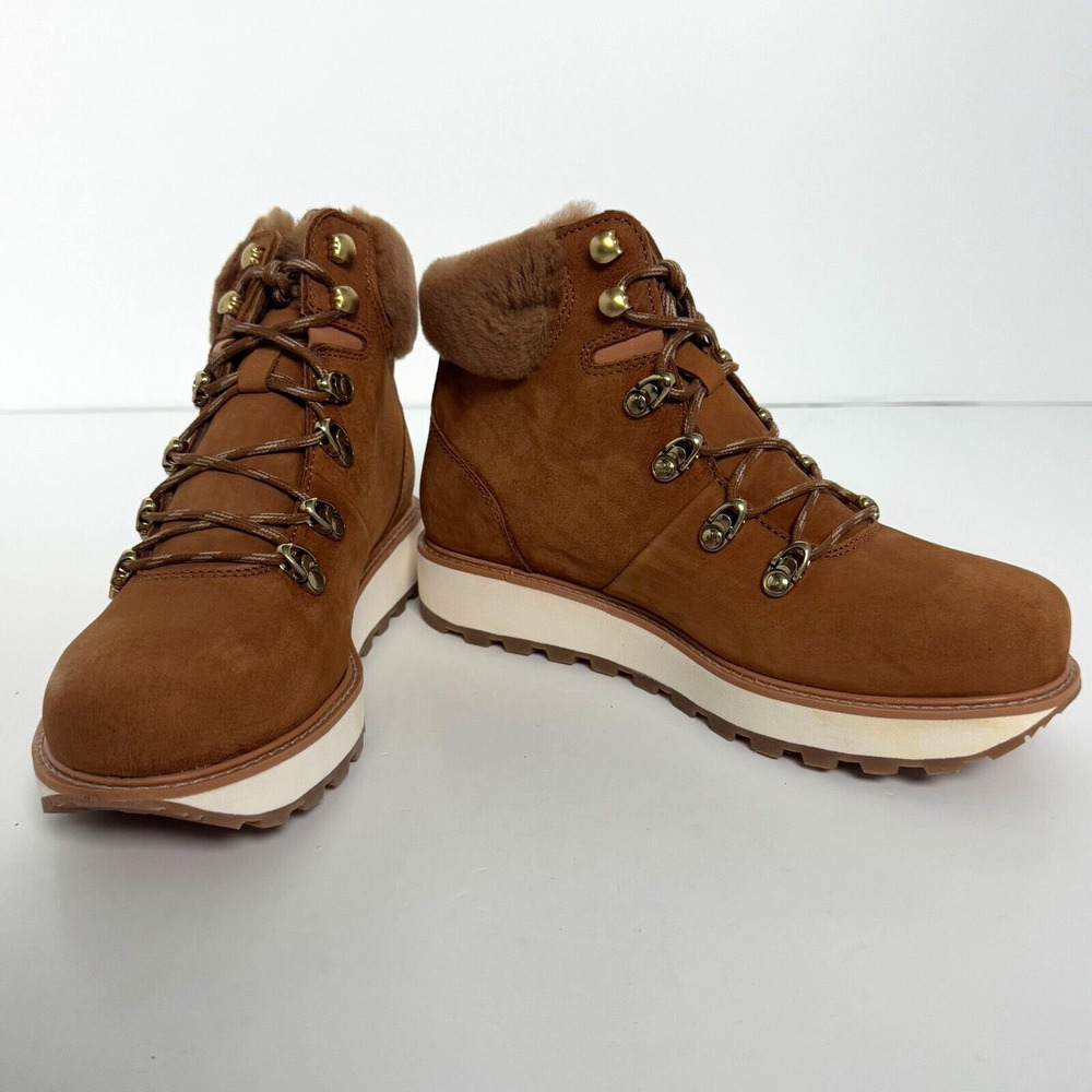Samuel Hubbard Boots Womens 7.5 M Shear Alpine 2.0 Nutmeg Nubuck leather brown